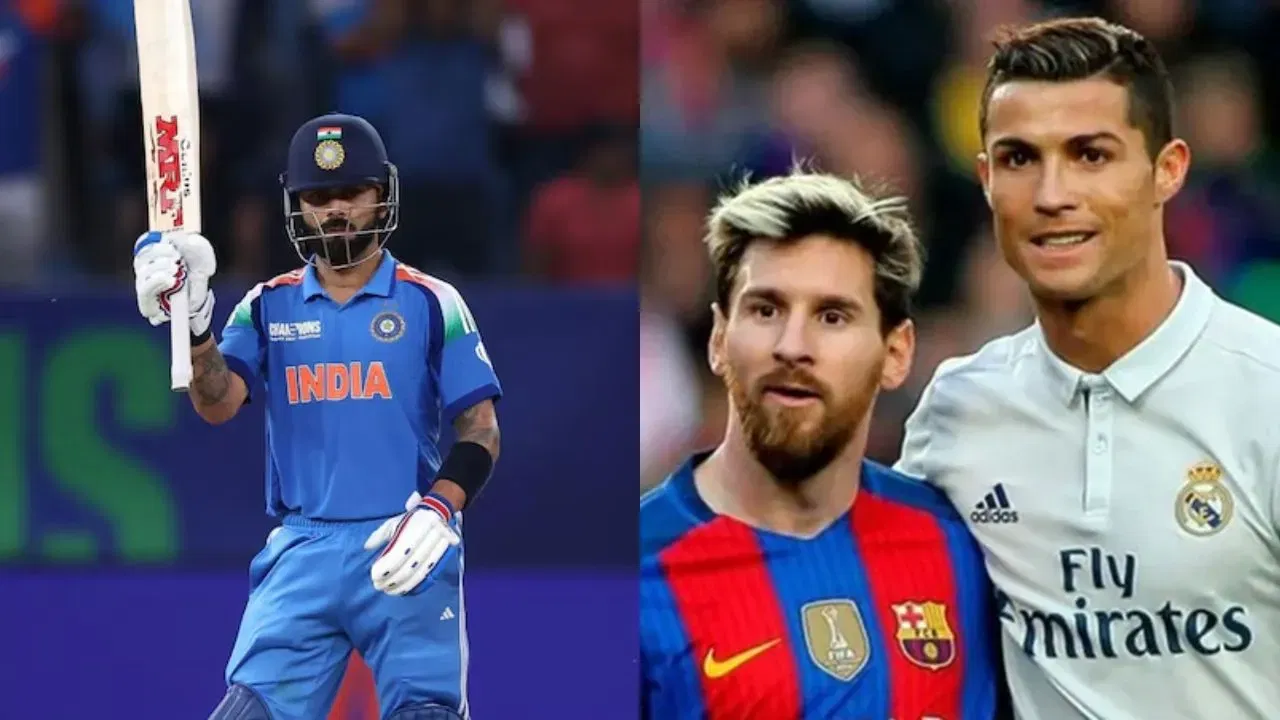 Virat Kohli Lionel Messi Cristiano Ronaldo