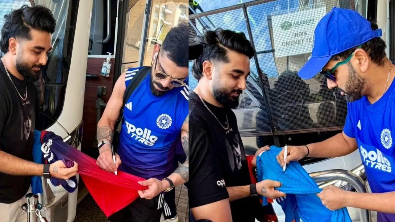 Virat Kohli Rohit Sharma Spark Outrage By Giving Autograph And Photo To Pakistani Fan In Australia