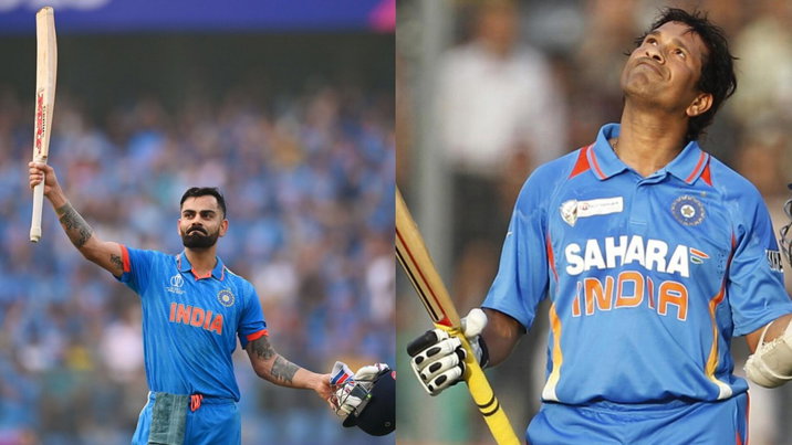 Virat Kohli And Sachin Tendulkar