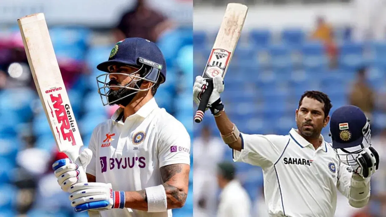 Virat Kohli And Sachin Tendulkar