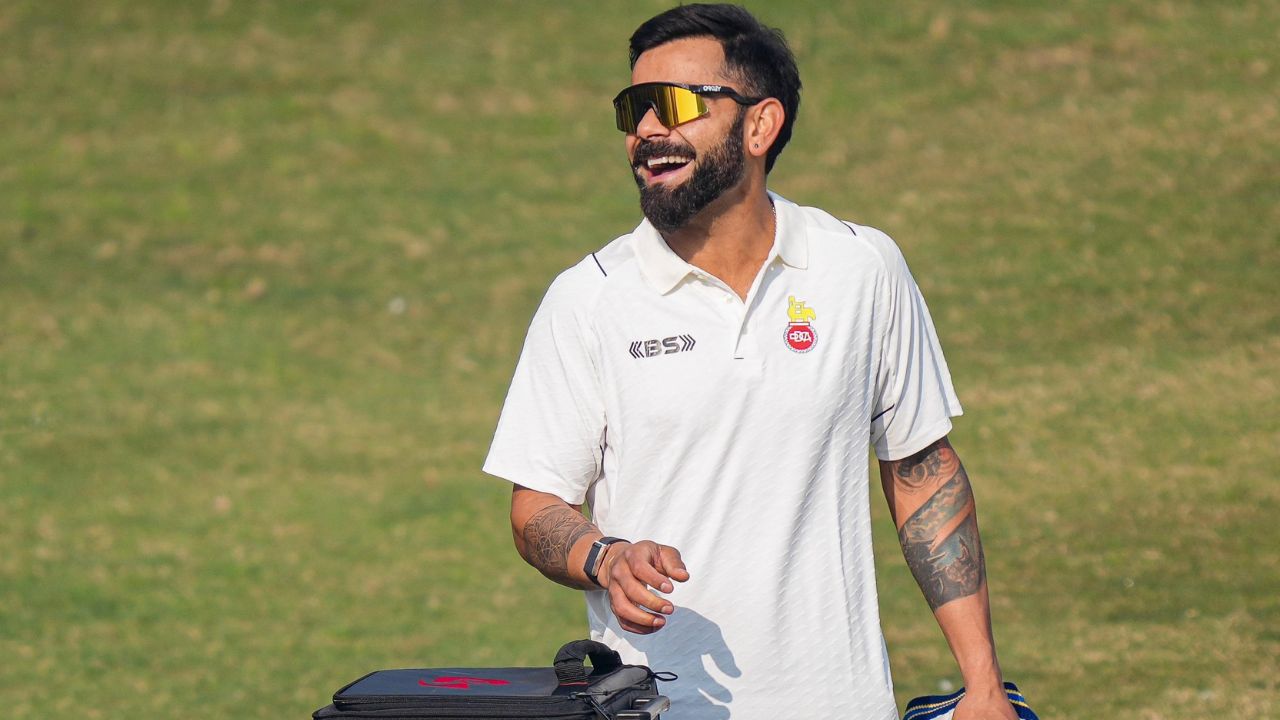 Virat Kohli At Delhi Practice Session