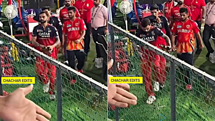 Virat Kohli Attacked By A Bottle
