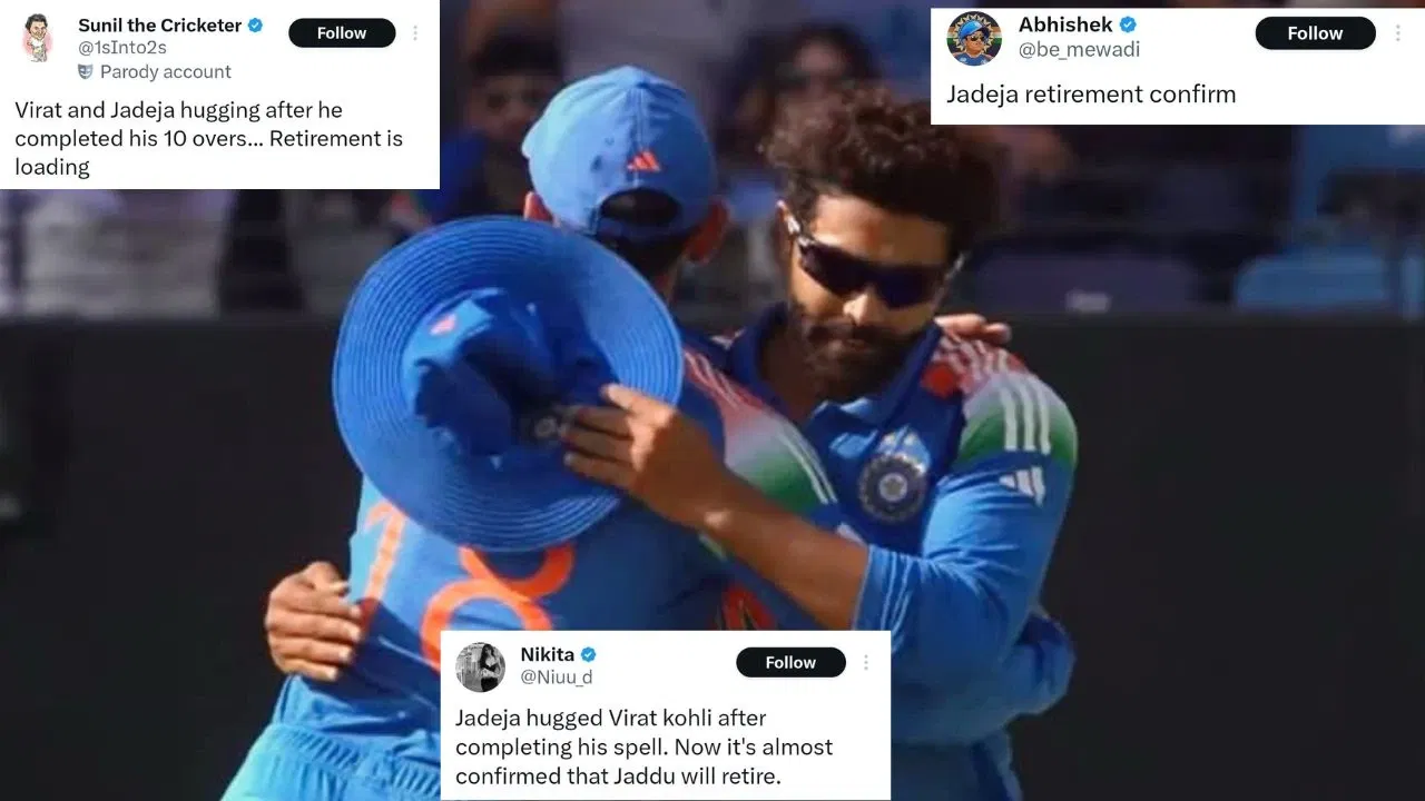 Virat Kohli Hugs Ravindra Jadeja