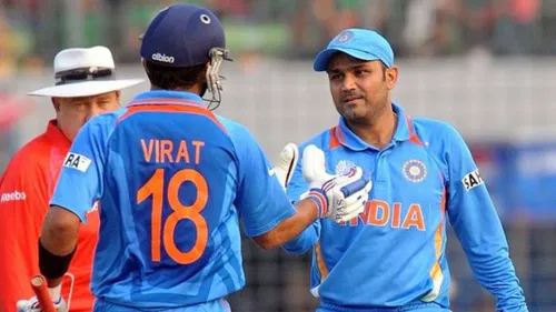 Virender Sehwag And Virat Kohli