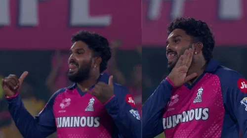 Wanindu Hasaranga Pushpa Celebration