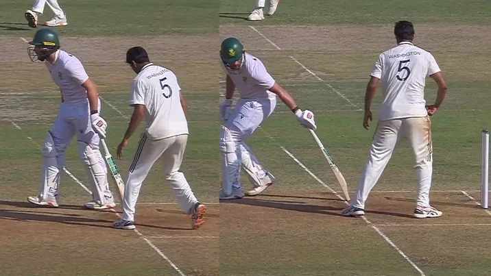 Washington Sundar Threatens To Mankad Wiaan Mulder
