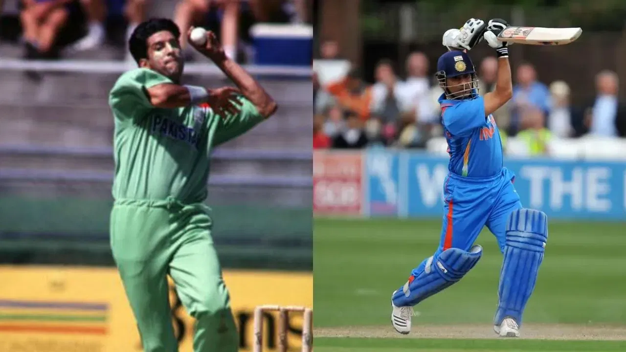 Wasim Akram And Sachin Tendulkar