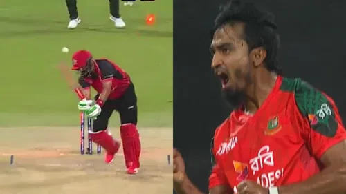 Watch Asia Cup 2025 Turns Toxic As Tanzim Hasan Sakib Gives Ugly Send Off To Babar Hayat 1