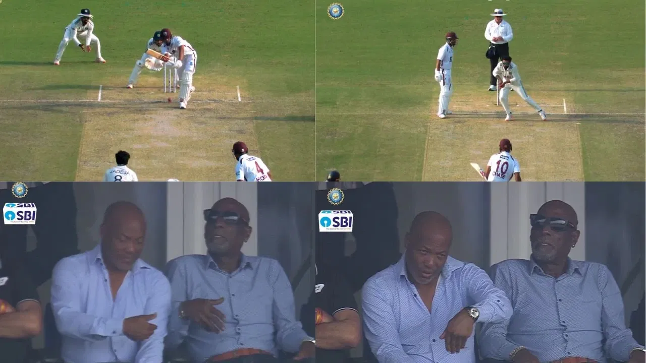 Watch Brian Lara And Viv Richards Disgusted As Roston Chase Falls To Ravindra Jadeja In Delhi Test