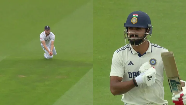 Watch Gus Atkinson Takes Stunning Catch To End Nighthawk Akash Deeps Remarkable Innings In Oval Test