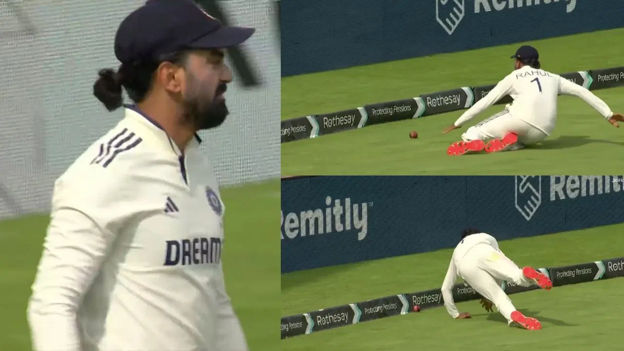 Watch KL Rahul S Horrible Fielding Botch Gifts England Free Runs At Old Trafford Manchester