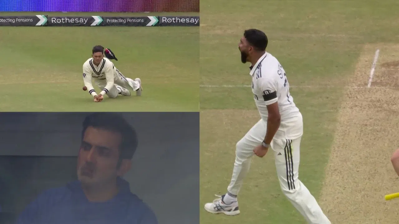 Watch Mohammed Siraj Goes Ballistic As Yashasvi Jaiswal Drops Ben Duckett On 97 Gautam Gambhir Fumes