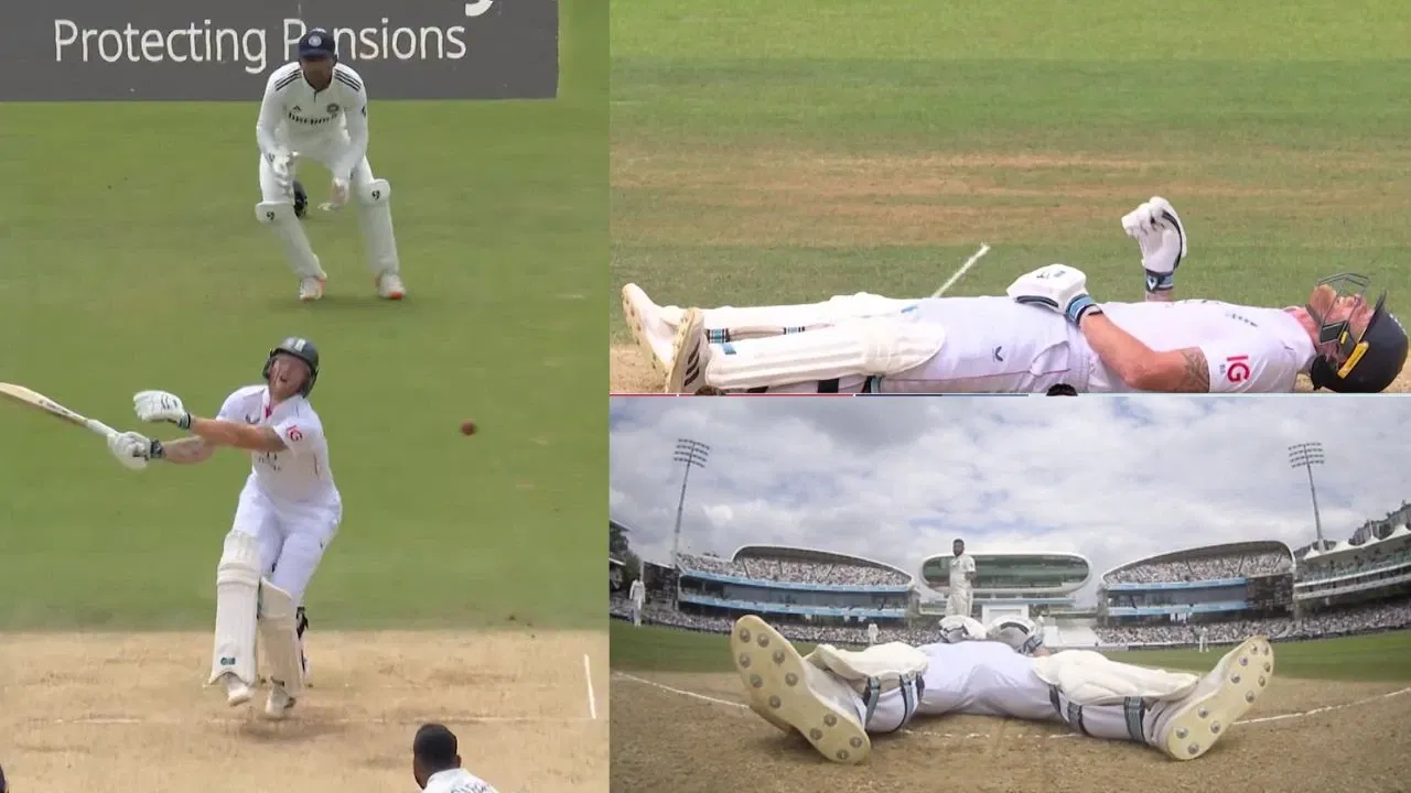 Watch Mohammed Sirajs Brutal Blow Floors Ben Stokes