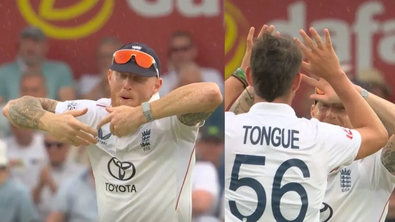 Watch: “Nom, Nom, Nom” - Ben Stokes hilariously mocks Josh Tongue for gobbling up Indian tailenders