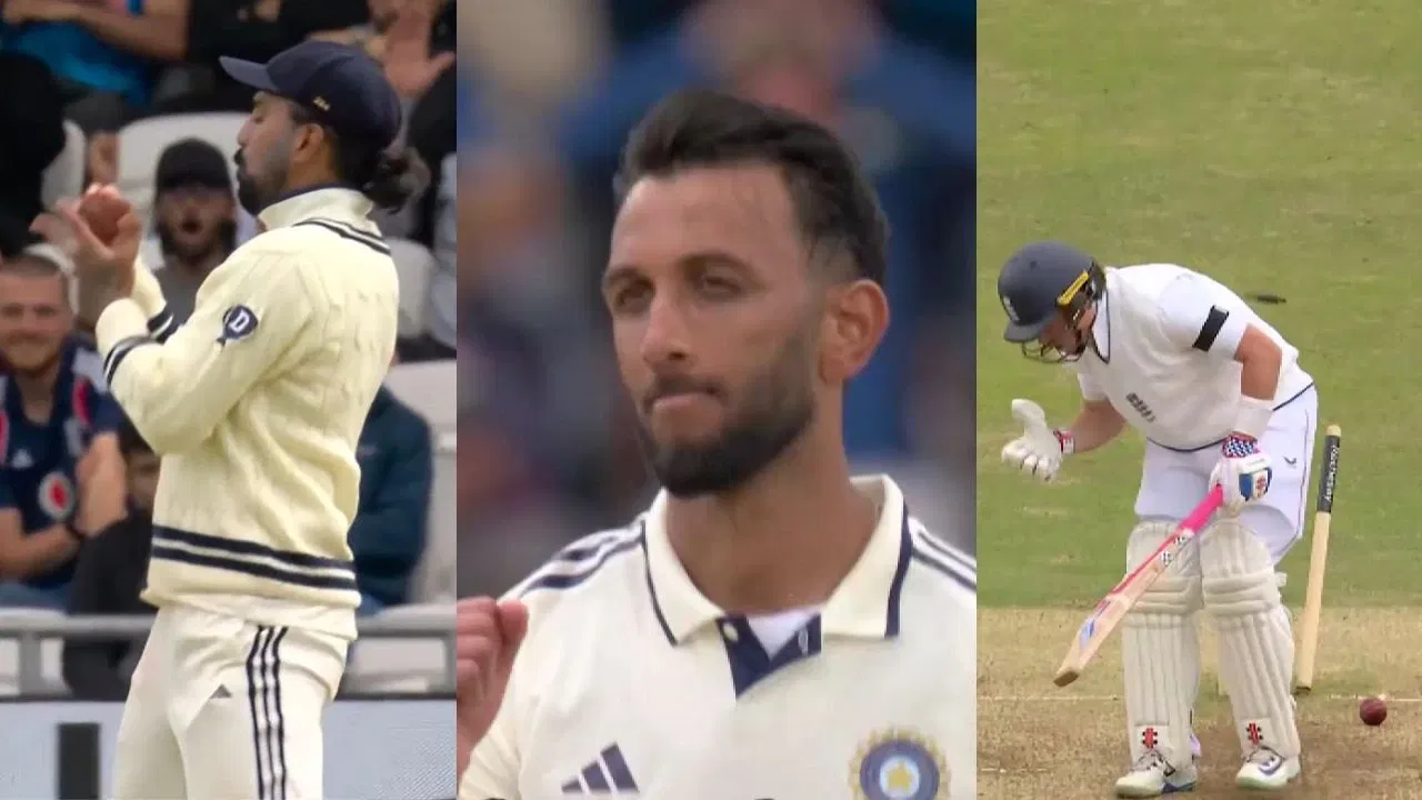 Watch Prasidh Krishna Bamboozles Zak Crawley Ollie Pope With Stunners As KL Rahul Grabs Sharp Catch