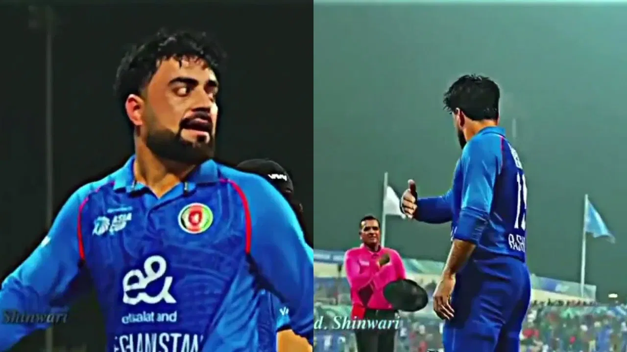 Watch Rashid Khan Brutally Attacks Pakistan Umpire On Field After Asia Cup 2025 Match Vs BAN