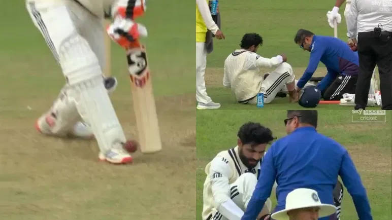 Watch Ravindra Jadeja Nearly Suffers Rishabh Pant Like Freak Foot Injury In Oval Test