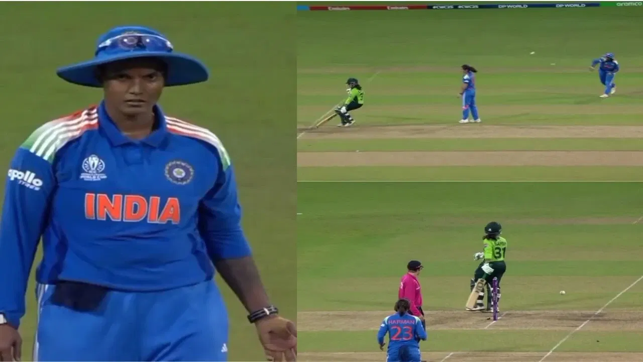 Watch Sidra Amin Gets Hit By Deepti Sharma During World Cup Clash Reaction Goes Viral