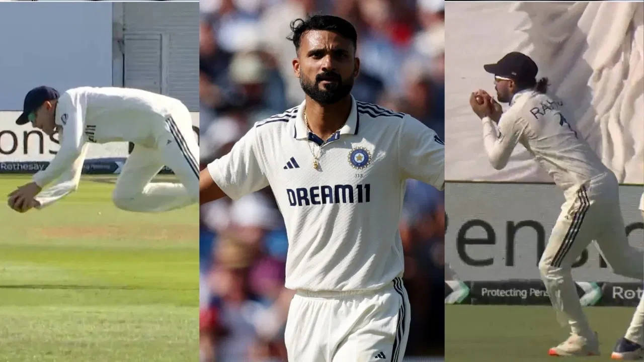 Watch Watch Akash Deep Destroys England With Twin Blows As Shubman Gill KL Rahul Take Stunners