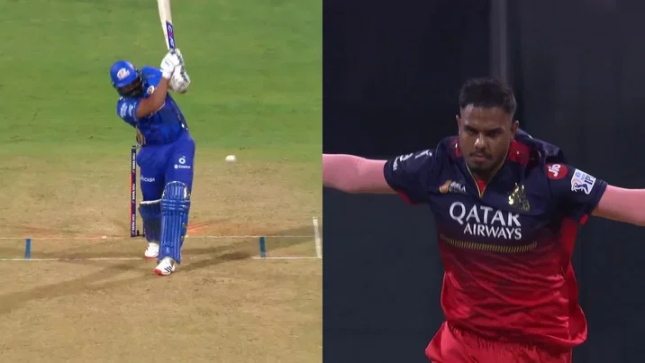 Yash Dayal Castles Rohit Sharma