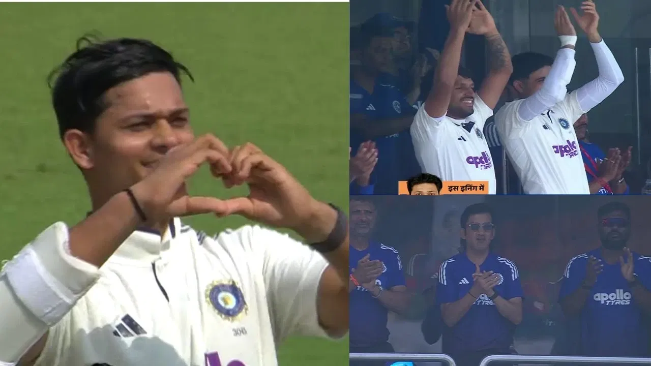 Yashasvi Jaiswal Ton Celebration 1