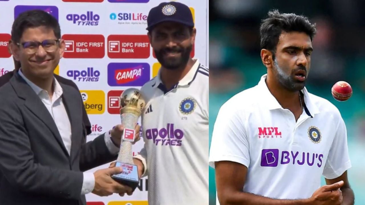 Ravindra Jadeja takes sly dig at Ravichandran Ashwin's after Player of the Series win