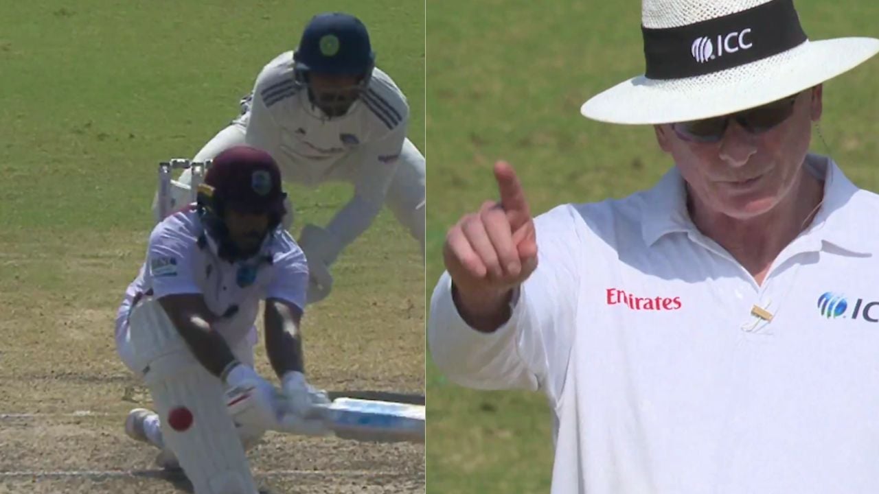Paul Reiffel takes an entire age to decide John Campbell wicket; Indian team stunned