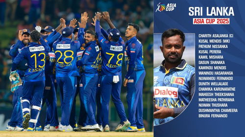Sri Lanka unveil 16-member squad for Asia Cup 2025; Veteran all-rounder returns