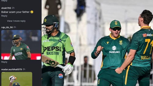 Babar Azam fans stoop extremely low, intrude personal life of South African cricketer on social media