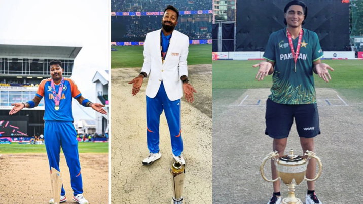 Pakistan’s Muhammad Shahzad shamelessly copies Hardik Pandya’s iconic celebration after Hong Kong Sixes triumph