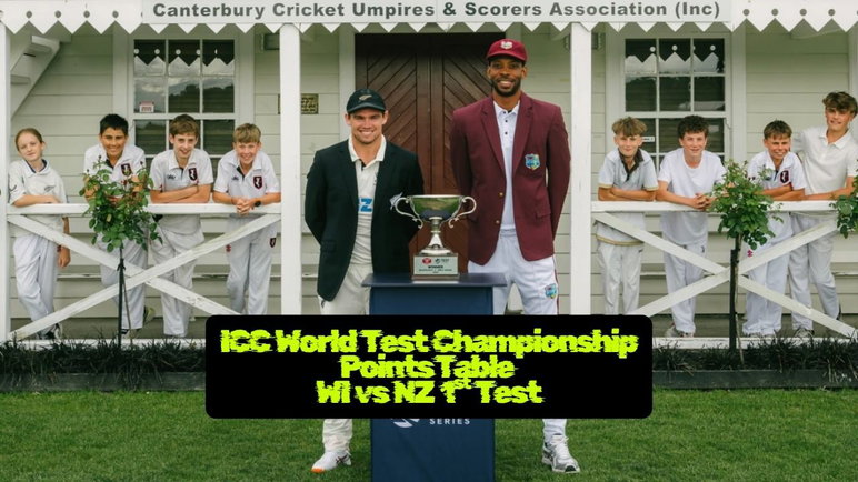 ICC World Test Championship Points Table, WTC Table After NZ vs WI 1st Test, 2025