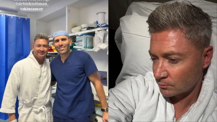 Michael Clarke gives a friendly reminder promoting skin health amid battling with Cancer woes