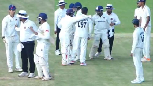 Watch: Prithvi Shaw fights with Sarfaraz Khan’s brother and Mumbai players during Ranji Trophy warm-up