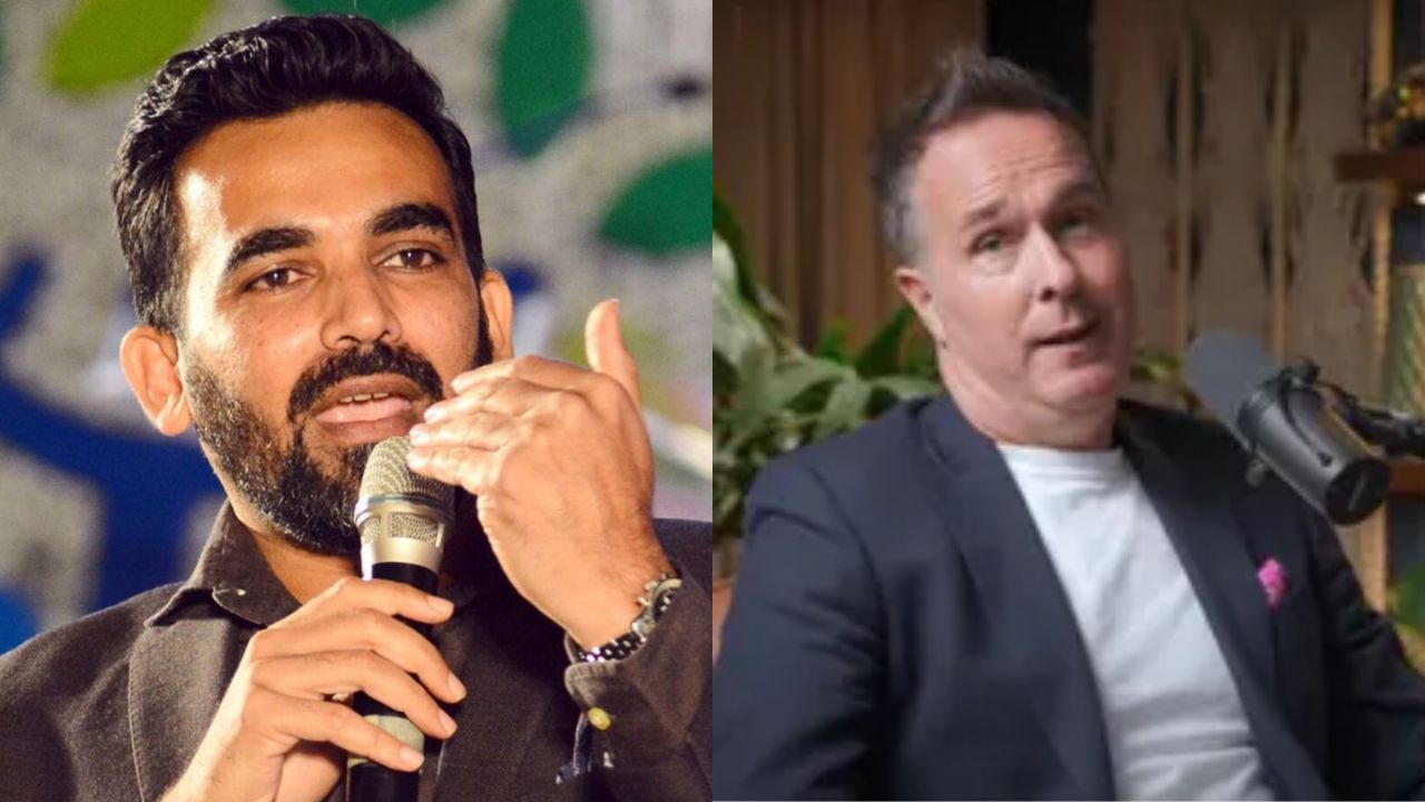 Zaheer Khan Michael Vaughan