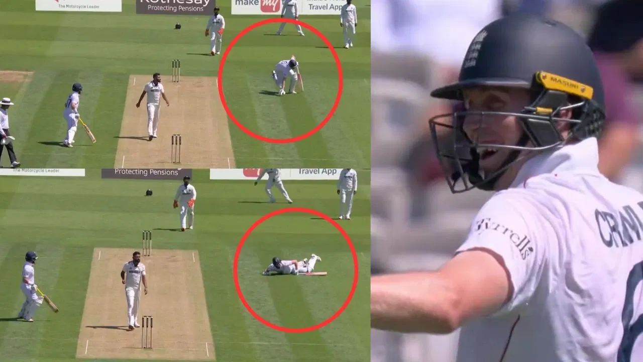 Zak Crawley Freak Injury