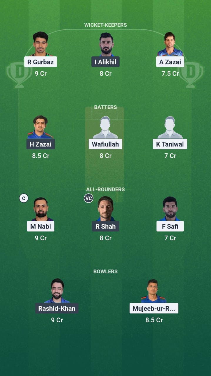A0ea012c C93f 4097 8141 D58d1f90a0b1 MAK vs SG Dream11 Prediction Fantasy Cricket Tips Dream11 Team Afghanistan T20 Shpageeza Cricket League