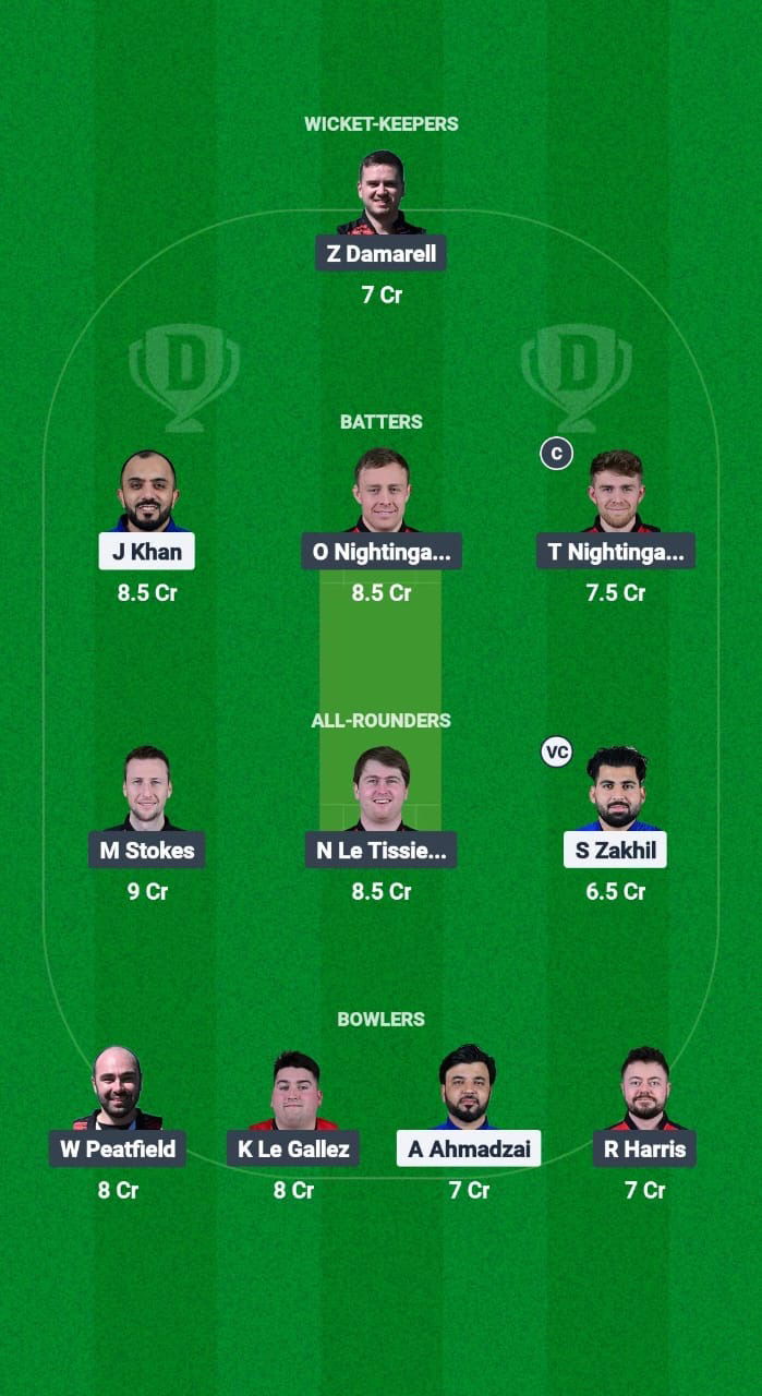 BEV vs IPC Dream11 Prediction Fantasy Cricket Tips Dream11 Team European T10 Cricket League