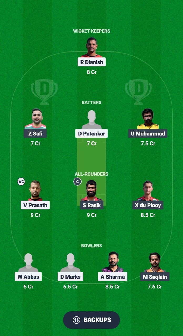 MAL vs HUN Dream11 Prediction Fantasy Cricket Tips Dream11 Team ECN Malta T20I Tri-Series