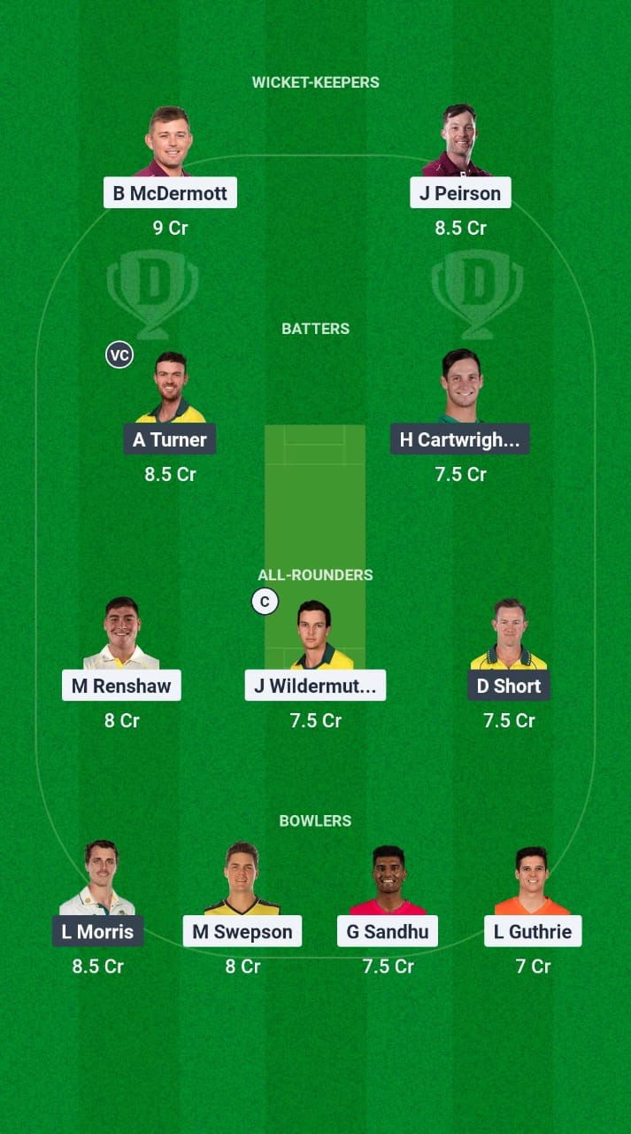 QUN vs WAU Dream11 Prediction Fantasy Cricket Tips Dream11 Team Australian Men’s ODD