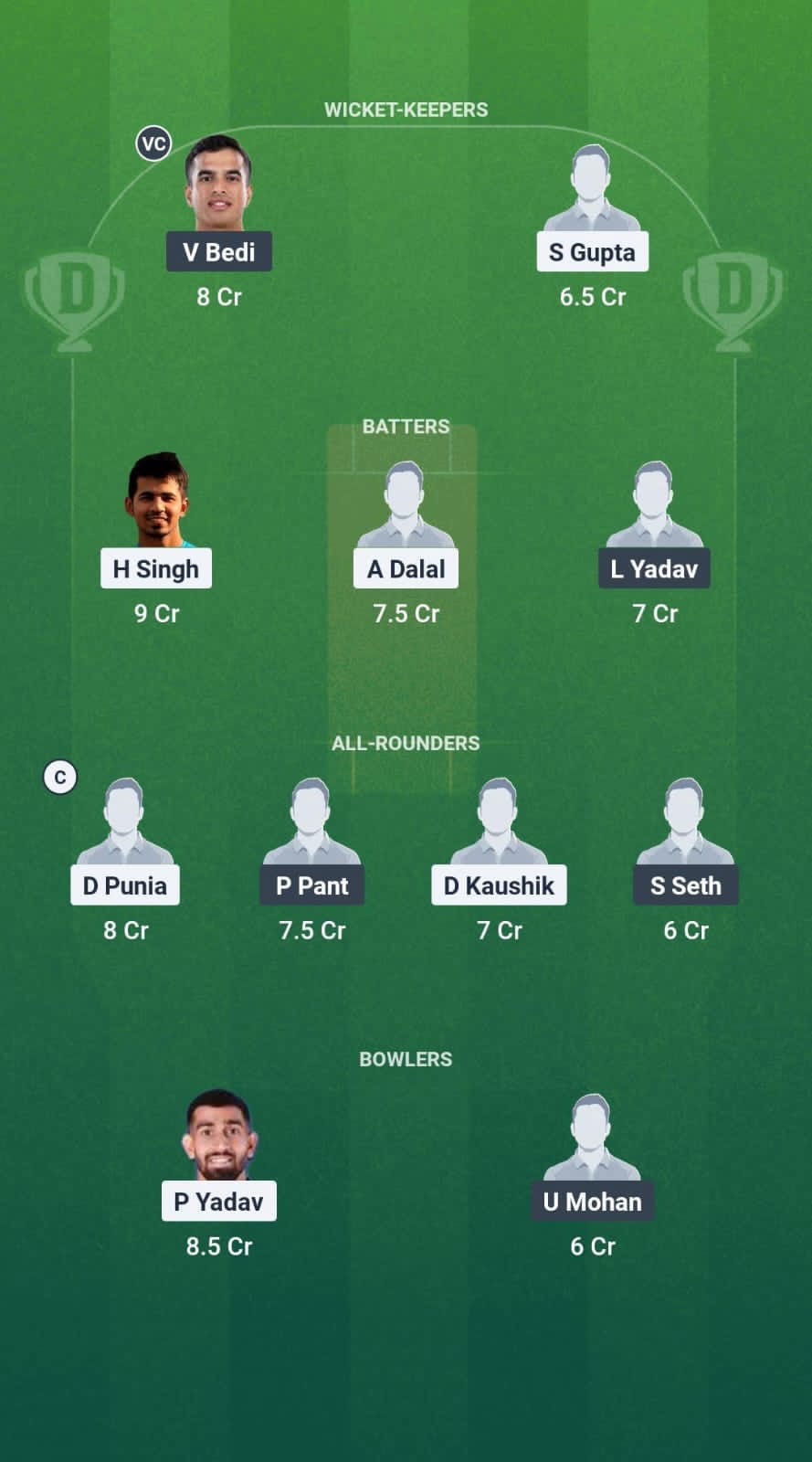 NDT vs PD Dream11 Prediction Fantasy Cricket Tips Dream11 Team Delhi T20 Premier League