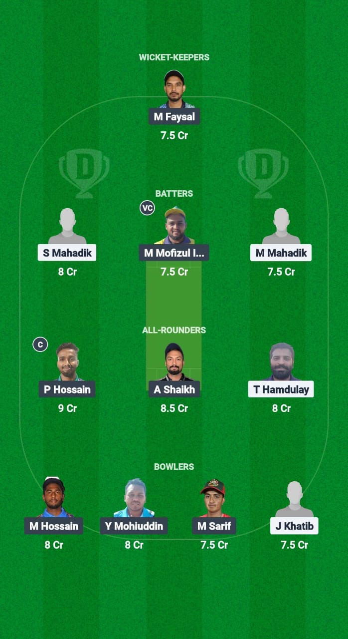 Alh Vs Kgc Dream11 predictions Cricket Tips Dream11 Kuwait T10 Ars Ramadan Trophy Team