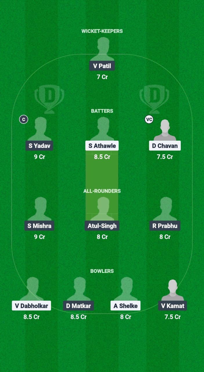 MBL vs VAW Dream11 Prediction Fantasy Cricket Tips Dream11 Team Navi Mumbai T20 League