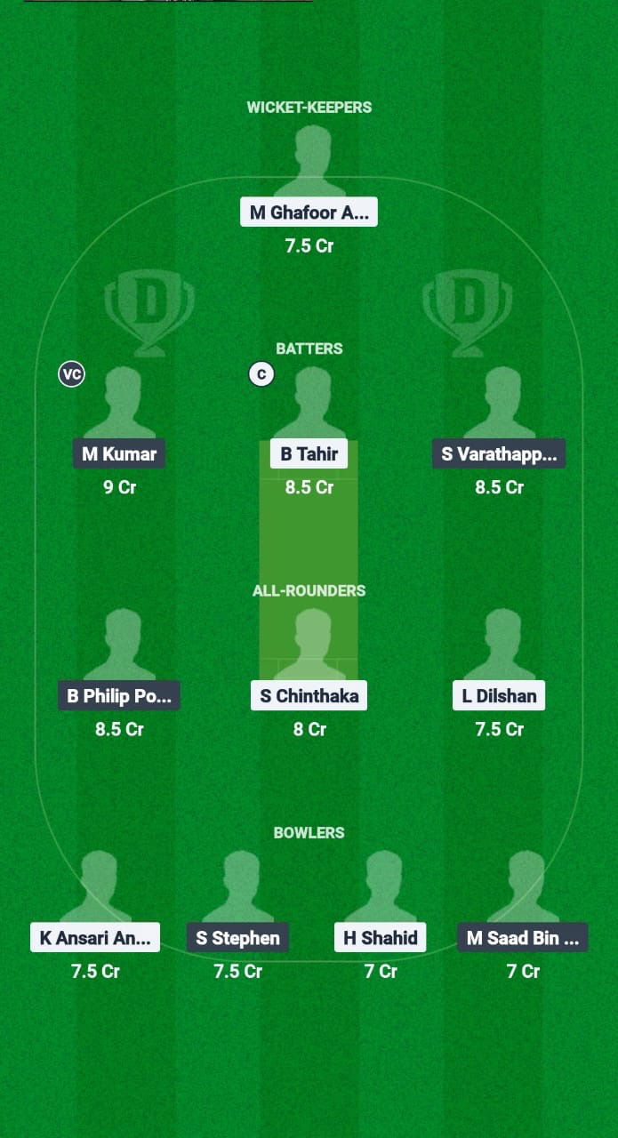 STA vs KRM Dream11 Prediction Fantasy Cricket Tips Dream11 Team Kuwait T10 RC Ramadan Trophy