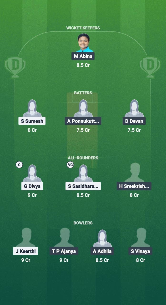 E83b0a61 77eb 4111 Ba2b 2b7bfb9caabe PEA vs RB Dream11 Prediction Fantasy Cricket Tips Dream11 Team Kerala T20 Womens Challenger Trophy