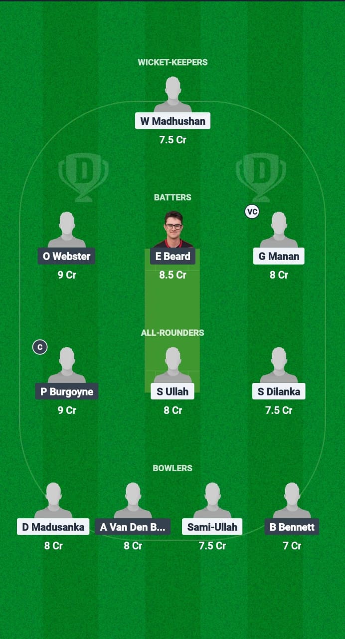 ACCB vs PSJ Dream11 Prediction Fantasy Cricket Tips Dream11 Team European T10 Cricket League