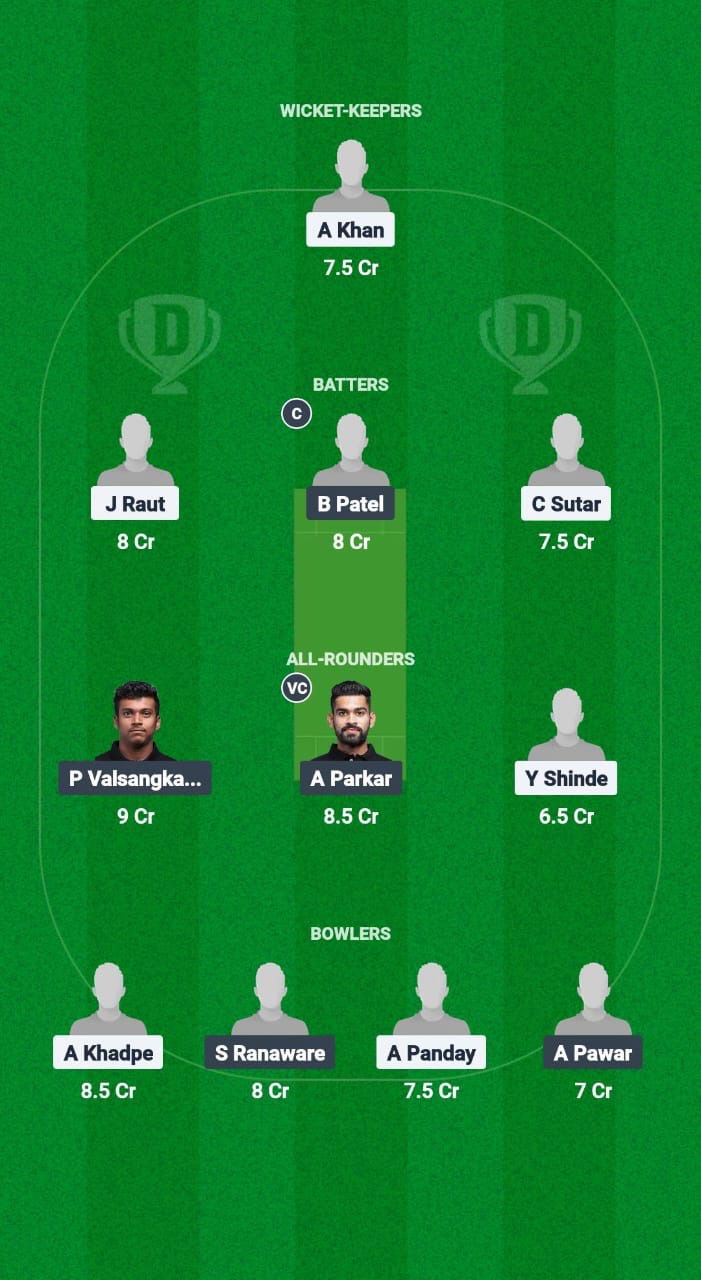 BEB vs THT Dream11 Prediction Fantasy Cricket Tips Dream11 Team Navi Mumbai T20 League