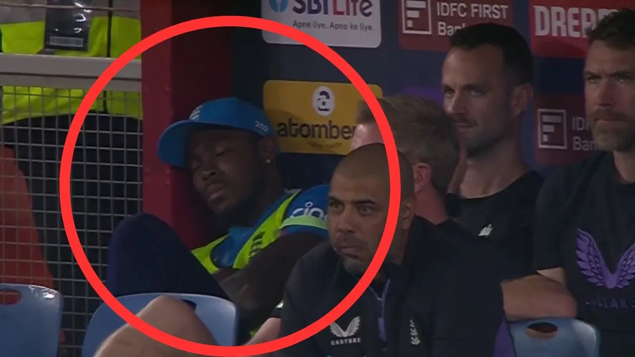 Jofra Archer Sleeping