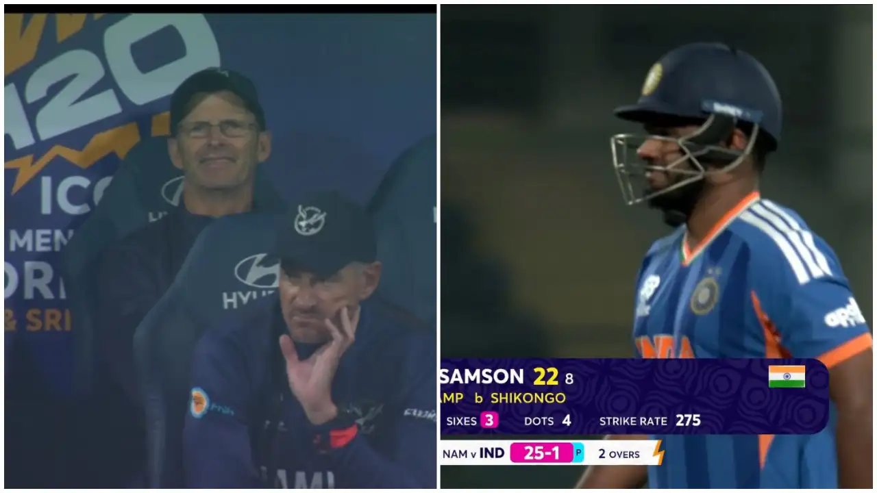 Sanju Samson and Gary Kirsten