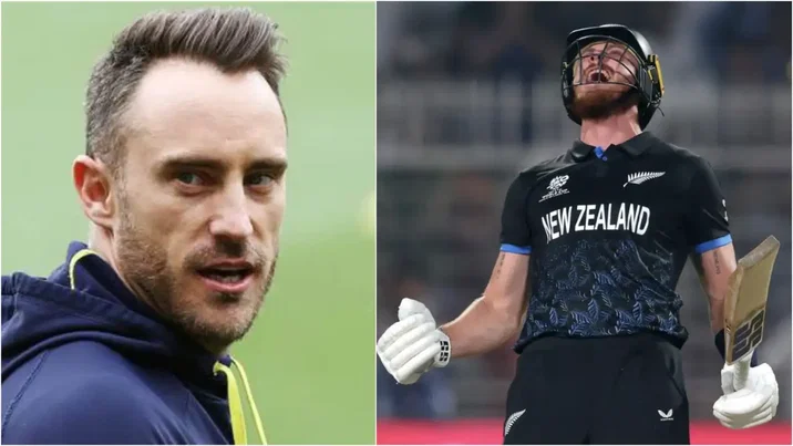 Faf du Plessis on Finn Allen