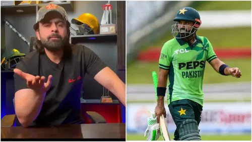 Ahmed Shehzad on Mohammad Rizwan